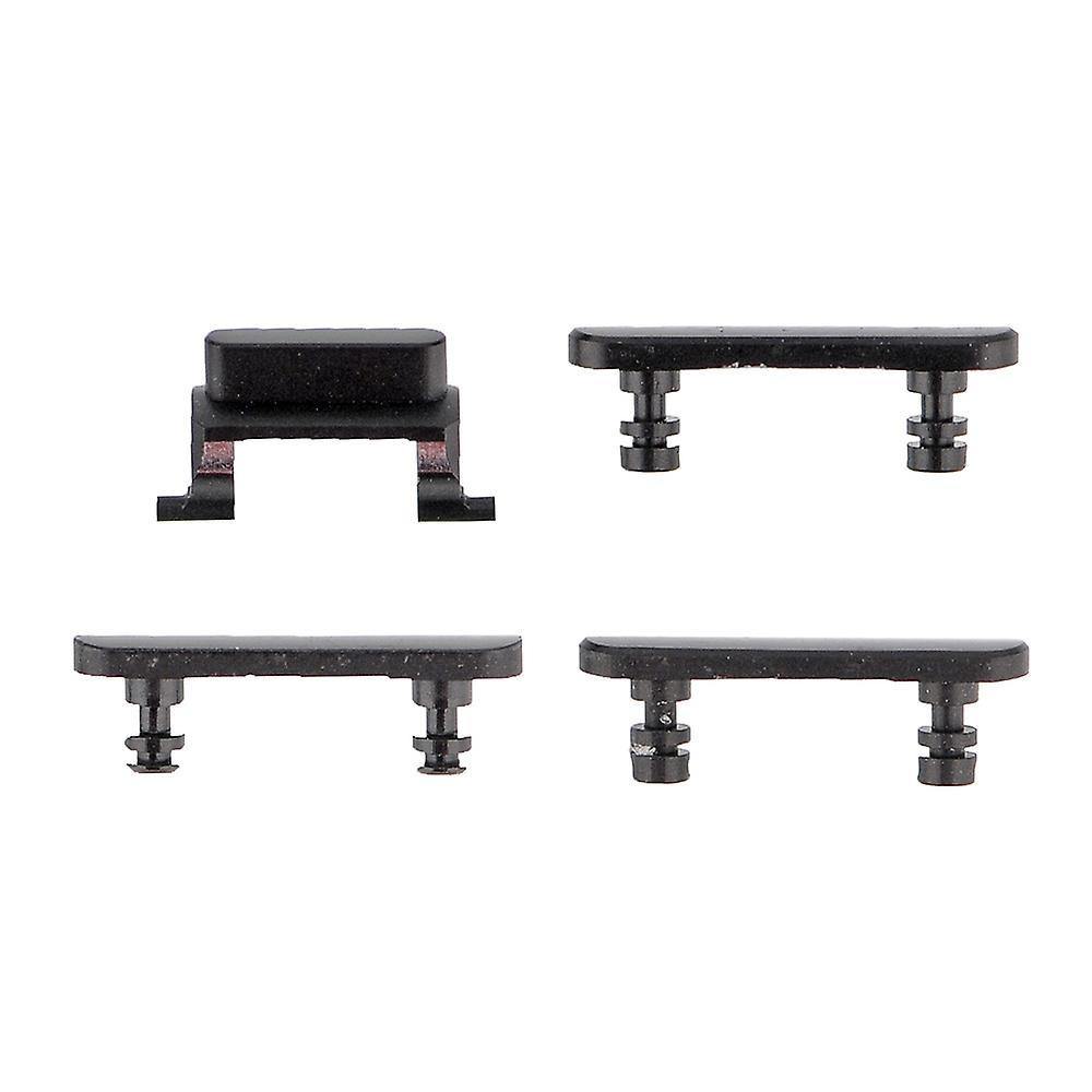 REPLACEMENT FOR IPHONE 7 SIDE BUTTONS SET - BLACK - EXPRESS PARTS -WHOLESALE CELLPHONE REPAIR PARTS