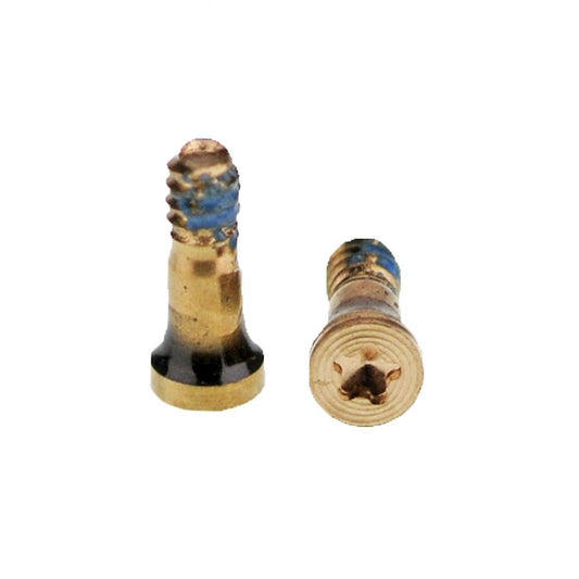 REPLACEMENT FOR IPHONE 7& 7 PLUS BOTTOM SCREW SET - GOLD - EXPRESS PARTS -WHOLESALE CELLPHONE REPAIR PARTS