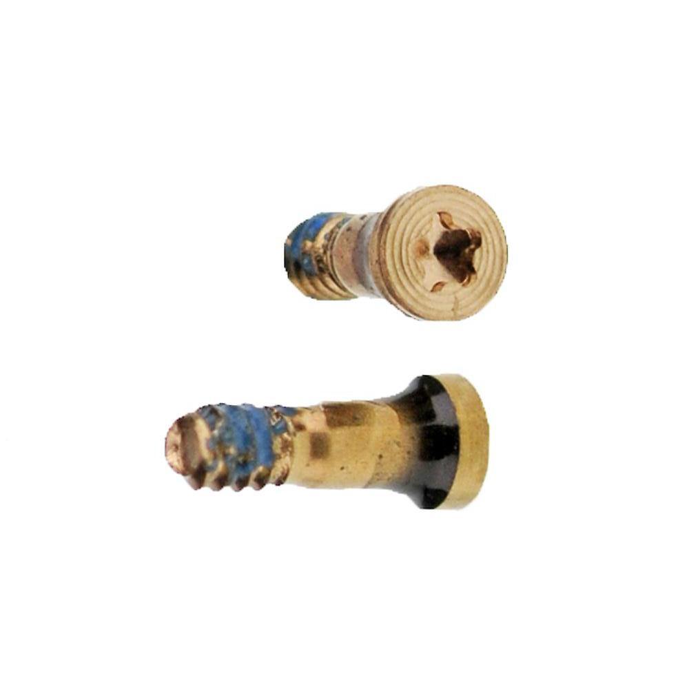 REPLACEMENT FOR IPHONE 7& 7 PLUS BOTTOM SCREW SET - GOLD - EXPRESS PARTS -WHOLESALE CELLPHONE REPAIR PARTS