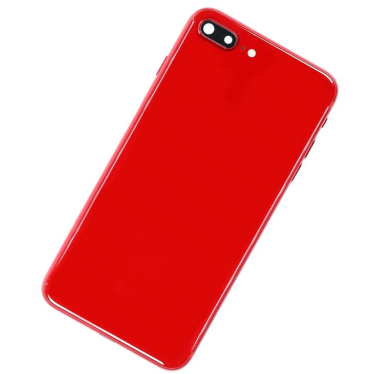 REPLACEMENT FOR IPHONE 8 PLUS BACK COVER FULL ASSEMBLY - RED