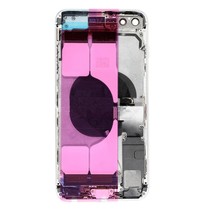 REPLACEMENT FOR IPHONE 8 PLUS BACK COVER FULL ASSEMBLY - SILVER