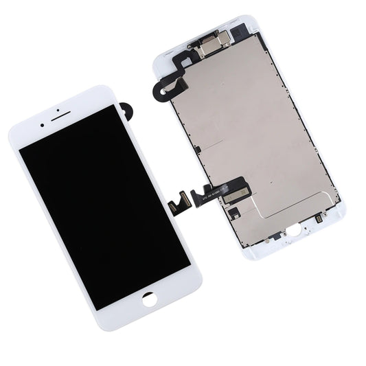 REPLACEMENT FOR IPHONE 8 PLUS LCD SCREEN FULL ASSEMBLY WITHOUT HOME BUTTON - WHITE