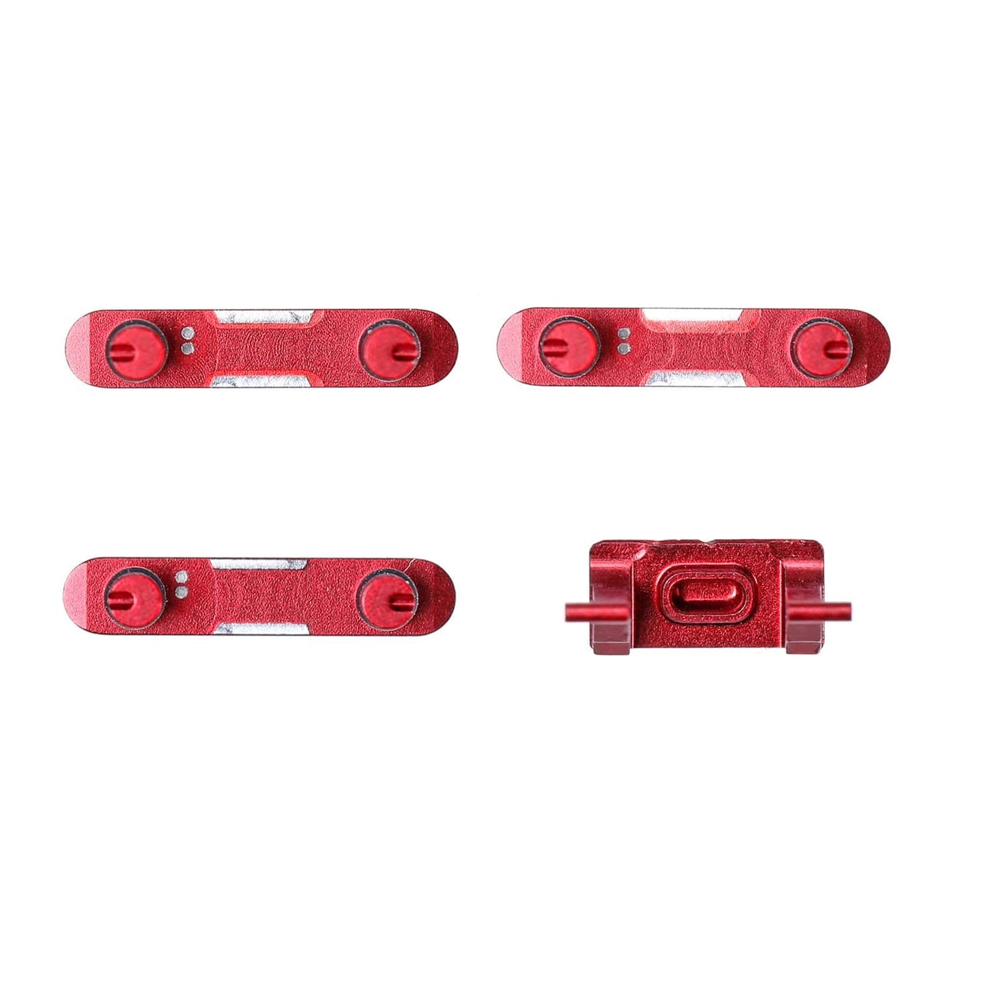 REPLACEMENT FOR IPHONE 8 PLUS SIDE BUTTONS SET - RED