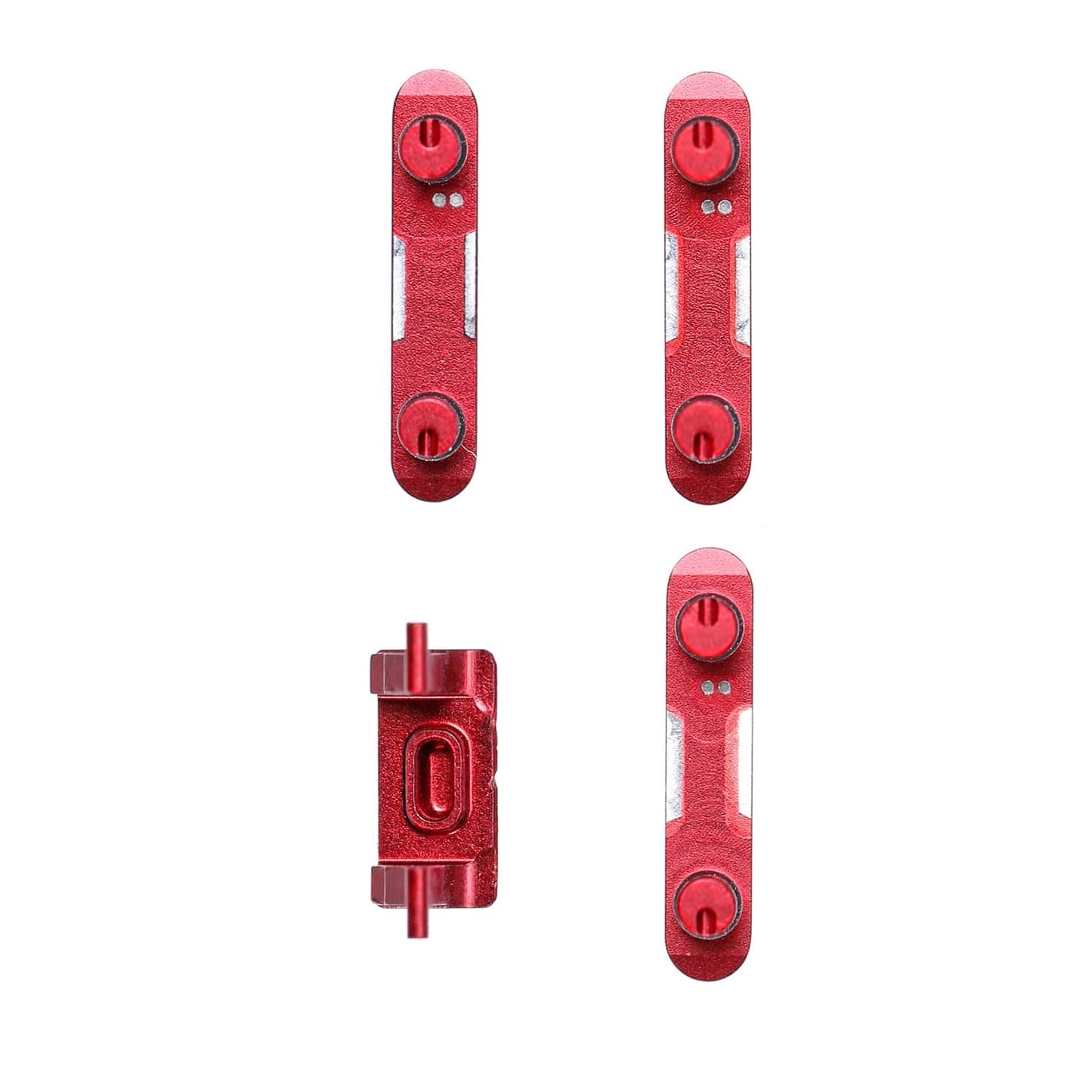 REPLACEMENT FOR IPHONE 8 PLUS SIDE BUTTONS SET - RED