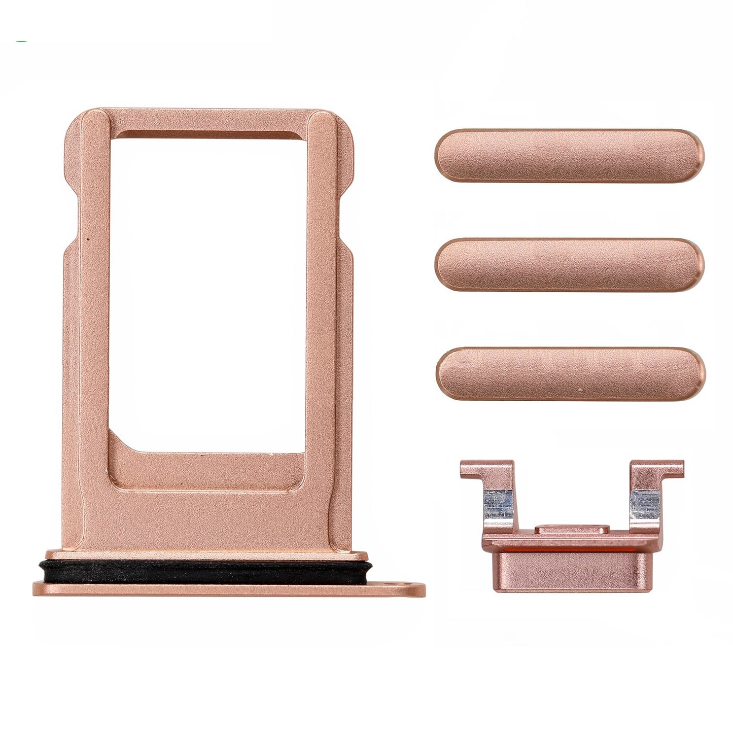 REPLACEMENT FOR IPHONE 8 PLUS SIDE BUTTONS SET WITH SIM TRAY - GOLD