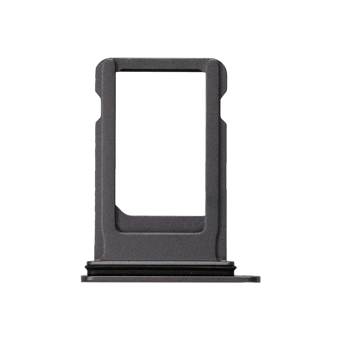 REPLACEMENT FOR IPHONE 8 PLUS SIM CARD TRAY WITH WATERPROOF CIRCLE - BLACK