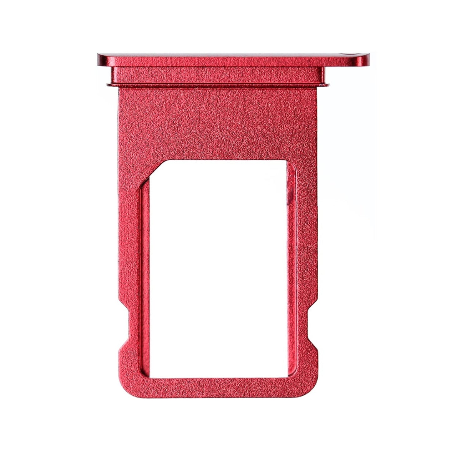 REPLACEMENT FOR IPHONE 8 PLUS SIM CARD TRAY WITH WATERPROOF CIRCLE - RED