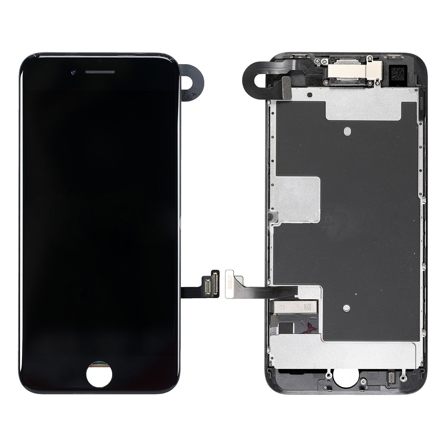 REPLACEMENT FOR IPHONE 8/SE 2ND LCD SCREEN FULL ASSEMBLY WITHOUT HOME BUTTON - BLACK - EXPRESS PARTS -WHOLESALE CELLPHONE REPAIR PARTS