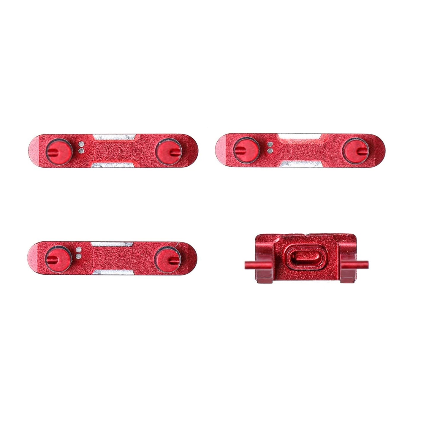 REPLACEMENT FOR IPHONE 8 SIDE BUTTONS SET - RED