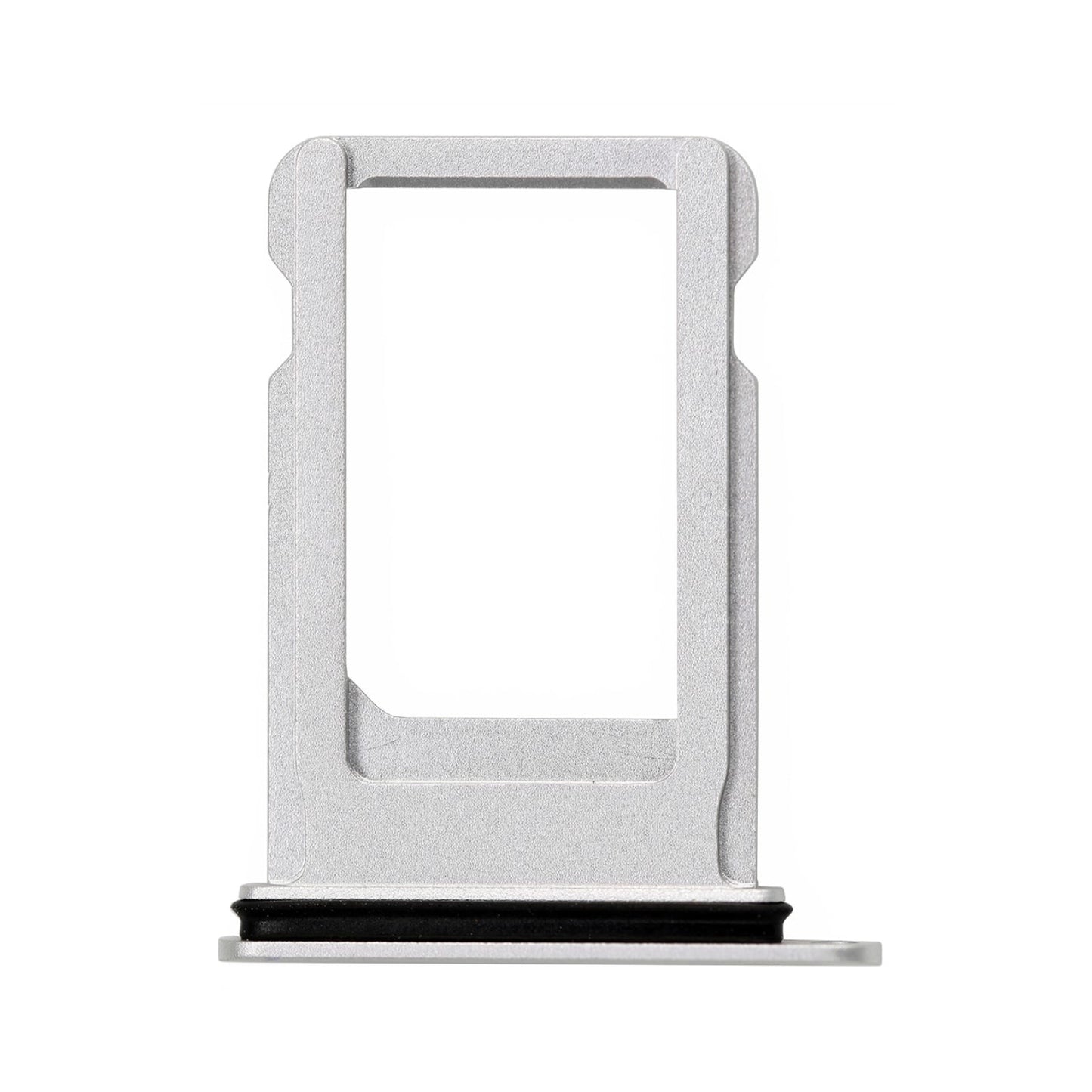 REPLACEMENT FOR IPHONE 8 SIM CARD TRAY WITH WATERPROOF CIRCLE - SILVER