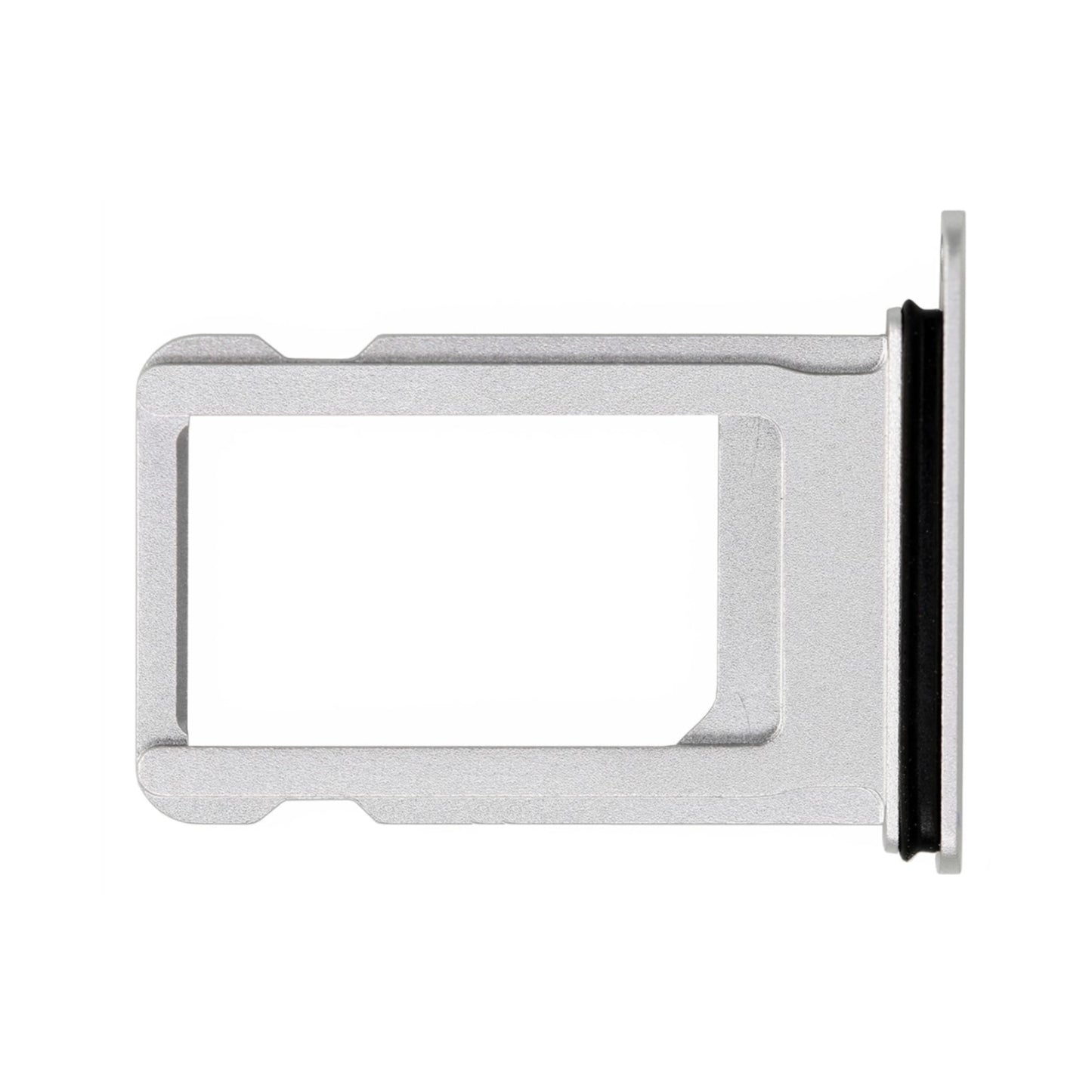 REPLACEMENT FOR IPHONE 8 SIM CARD TRAY WITH WATERPROOF CIRCLE - SILVER