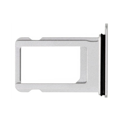 REPLACEMENT FOR IPHONE 8 SIM CARD TRAY WITH WATERPROOF CIRCLE - SILVER