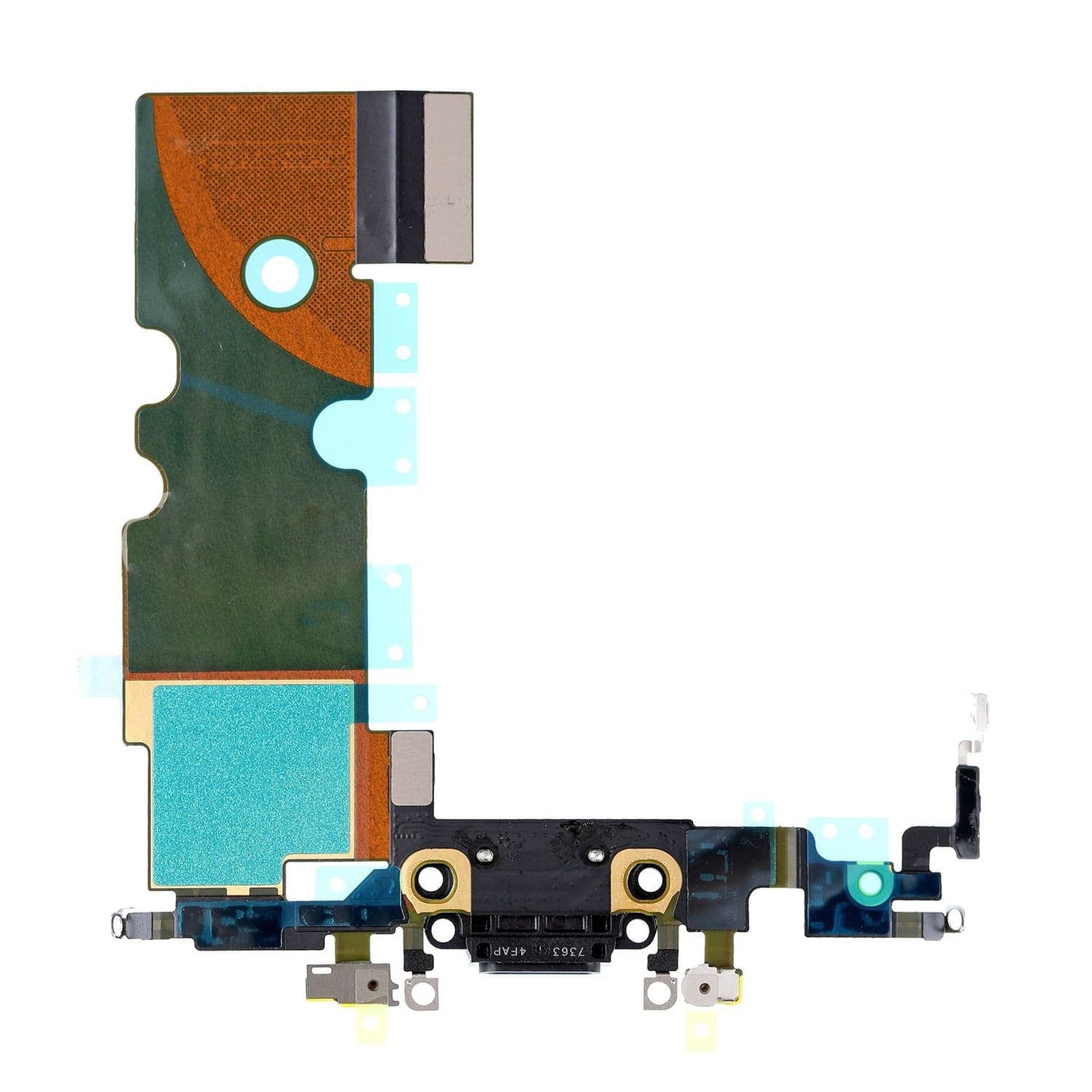 REPLACEMENT FOR IPHONE SE 2ND USB CHARGING FLEX CABLE - BLACK - EXPRESS PARTS -WHOLESALE CELLPHONE REPAIR PARTS