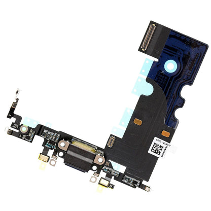 REPLACEMENT FOR IPHONE SE 2ND USB CHARGING FLEX CABLE - BLACK - EXPRESS PARTS -WHOLESALE CELLPHONE REPAIR PARTS