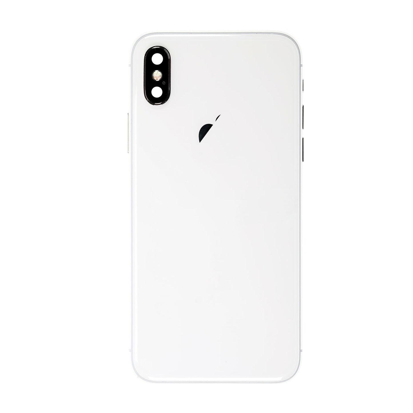 REPLACEMENT FOR IPHONE X BACK COVER FULL ASSEMBLY - SILVER