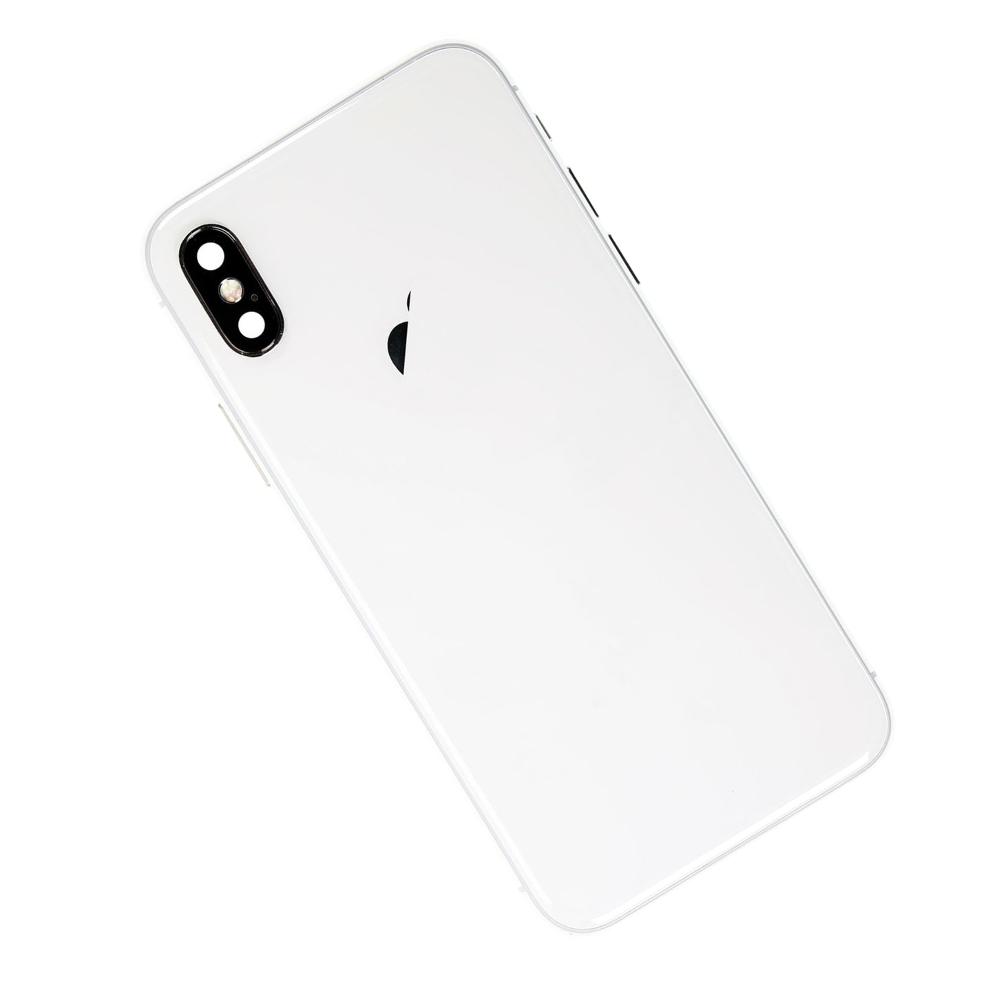 REPLACEMENT FOR IPHONE X BACK COVER FULL ASSEMBLY - SILVER