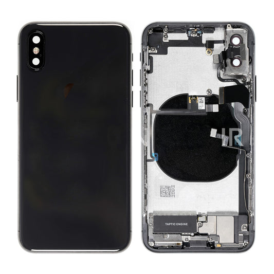 REPLACEMENT FOR IPHONE X BACK COVER FULL ASSEMBLY - SPACE GRAY