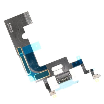 REPLACEMENT FOR IPHONE XR CHARGING CONNECTOR ASSEMBLY - BLUE - EXPRESS PARTS -WHOLESALE CELLPHONE REPAIR PARTS