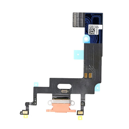 REPLACEMENT FOR IPHONE XR CHARGING CONNECTOR ASSEMBLY - CORAL - EXPRESS PARTS -WHOLESALE CELLPHONE REPAIR PARTS