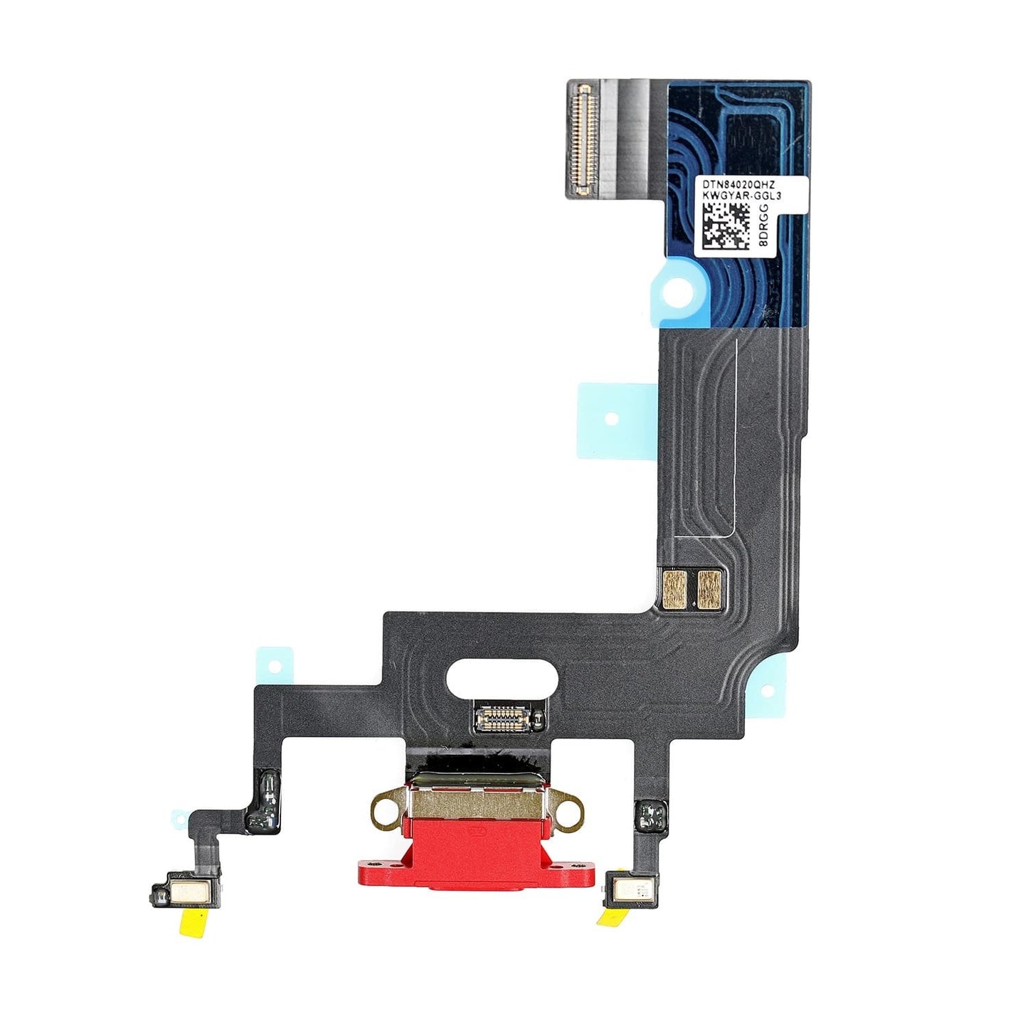 REPLACEMENT FOR IPHONE XR CHARGING CONNECTOR ASSEMBLY - RED - EXPRESS PARTS -WHOLESALE CELLPHONE REPAIR PARTS