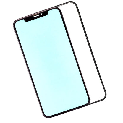 REPLACEMENT FOR IPHONE XR FRONT GLASS WITH FRAME BEZEL ASSEMBLED OCA FILM - EXPRESS PARTS -WHOLESALE CELLPHONE REPAIR PARTS