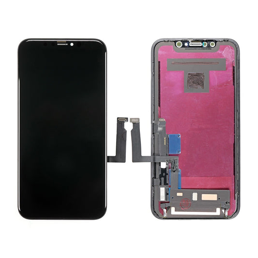 REPLACEMENT FOR IPHONE XR LCD SCREEN DIGITIZER ASSEMBLY - BLACK - EXPRESS PARTS -WHOLESALE CELLPHONE REPAIR PARTS