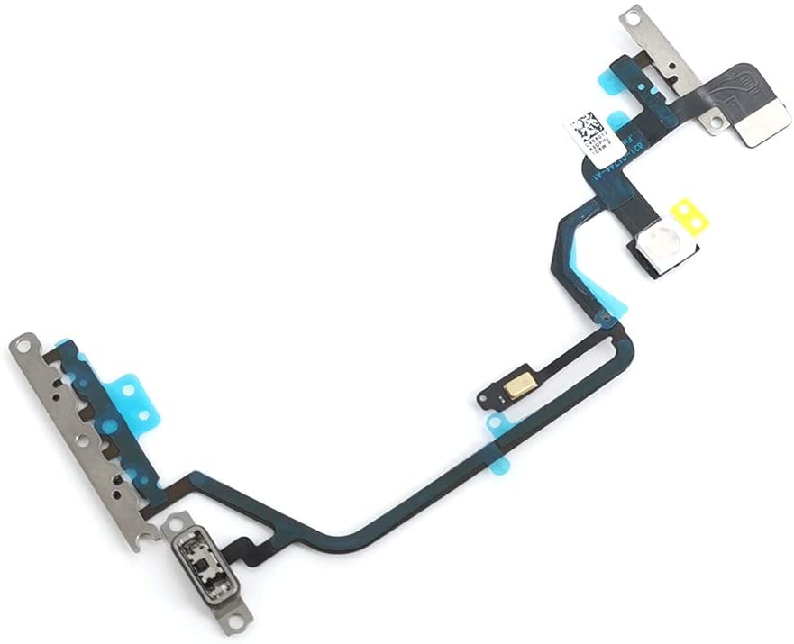 REPLACEMENT FOR IPHONE XR POWER/VOLUME BUTTON FLEX CABLE WITH METAL BRACKET ASSEMBLY - EXPRESS PARTS -WHOLESALE CELLPHONE REPAIR PARTS