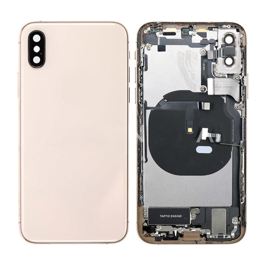 REPLACEMENT FOR IPHONE XS BACK COVER FULL ASSEMBLY - GOLD