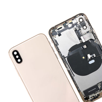 REPLACEMENT FOR IPHONE XS BACK COVER FULL ASSEMBLY - GOLD