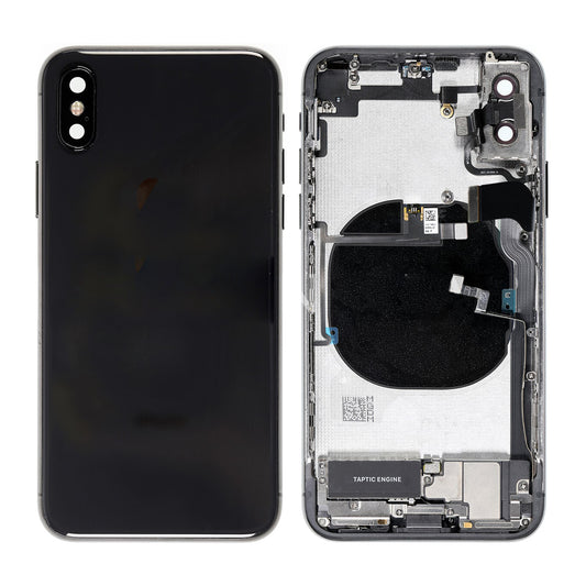 REPLACEMENT FOR IPHONE XS BACK COVER FULL ASSEMBLY - SPACE GRAY