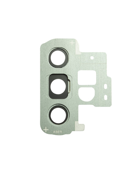 REPLACEMENT FOR SAMSUNG GALAXY NOTE 10 PLUS REAR CAMERA HOLDER WITH GLASS LENS - AURA WHITE