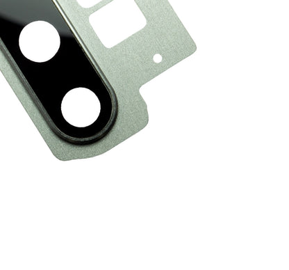 REPLACEMENT FOR SAMSUNG GALAXY NOTE 10 PLUS REAR CAMERA HOLDER WITH GLASS LENS - AURA WHITE