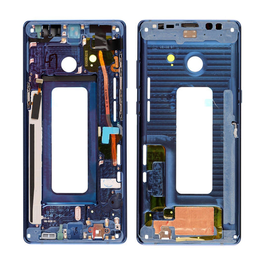 החלפה עבור SAMSUNG GALAXY NOTE 8 SM-N950 מסגרת בית אחורי - כחול
