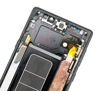REPLACEMENT FOR SAMSUNG GALAXY NOTE 9 LCD SCREEN DIGITIZER ASSEMBLY WITH FRAME - BLACK
