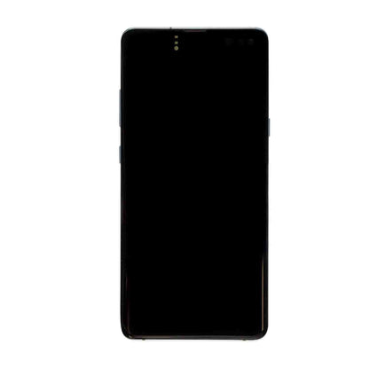 תחליף למכלול מסך דיגיטיזר SAMSUNG GALAXY S10 5G עם מסגרת - כתר כסף