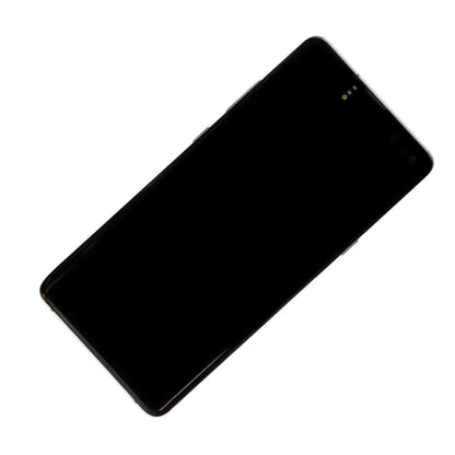 תחליף למכלול מסך דיגיטיזר SAMSUNG GALAXY S10 5G עם מסגרת - כתר כסף