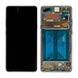 תחליף למכלול מסך דיגיטיזר SAMSUNG GALAXY S10 5G עם מסגרת - שחור מלכותי