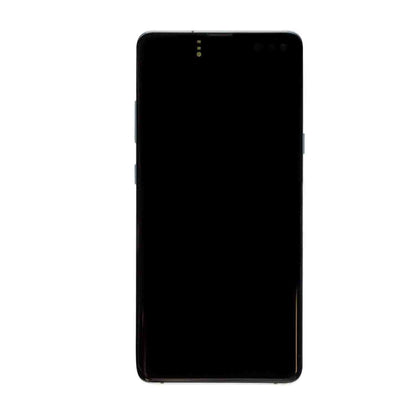 תחליף למכלול מסך דיגיטיזר SAMSUNG GALAXY S10 5G עם מסגרת - שחור מלכותי