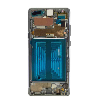 תחליף למכלול מסך דיגיטיזר SAMSUNG GALAXY S10 5G עם מסגרת - שחור מלכותי