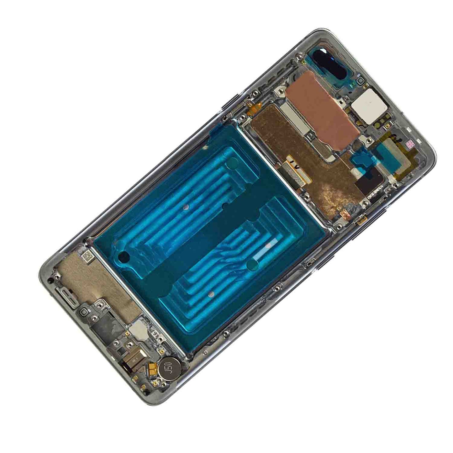 תחליף למכלול מסך דיגיטיזר SAMSUNG GALAXY S10 5G עם מסגרת - שחור מלכותי