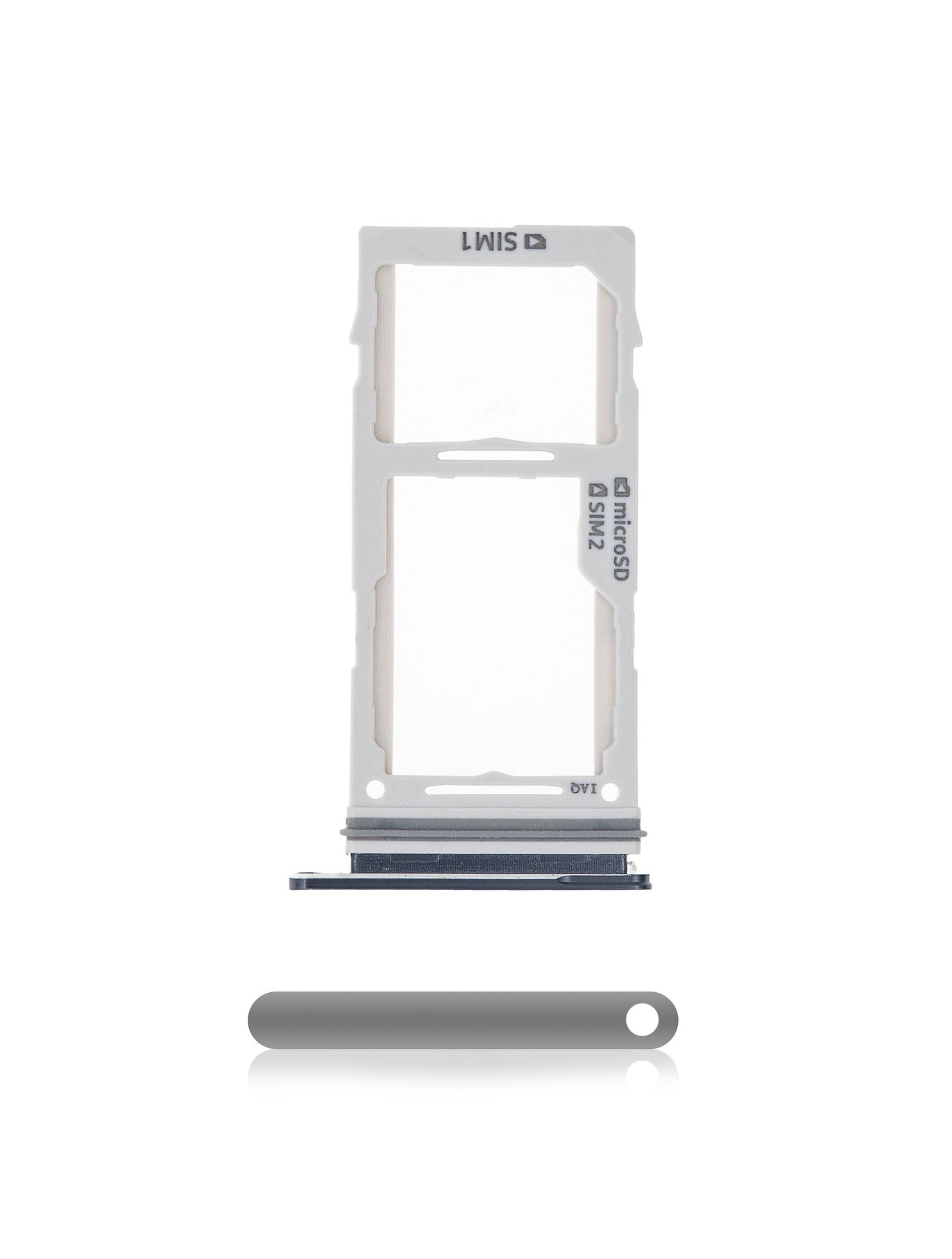 REPLACEMENT FOR SAMSUNG GALAXY S10E DUAL SIM CARD TRAY - GRAY