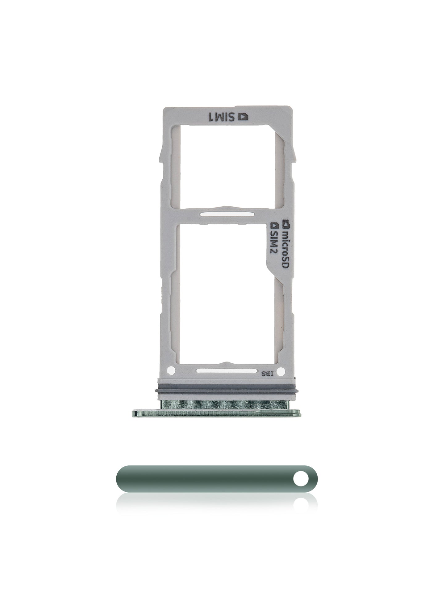 תחליף למגש כרטיס סים כפול של SAMSUNG GALAXY S10E - ירוק