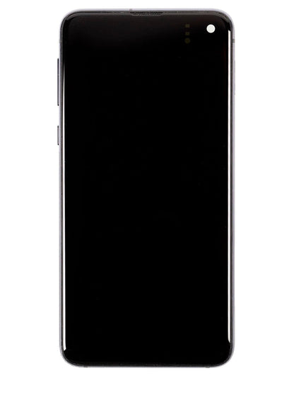 תחליף למכלול מסך LCD של SAMSUNG GALAXY S10E עם מסגרת - שחור