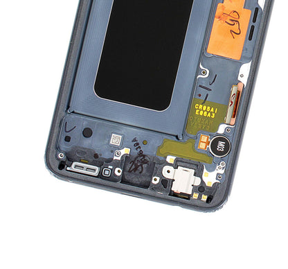 תחליף למכלול מסך LCD של SAMSUNG GALAXY S10E עם מסגרת - שחור