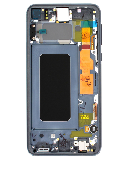 תחליף למכלול מסך LCD של SAMSUNG GALAXY S10E עם מסגרת - כחול