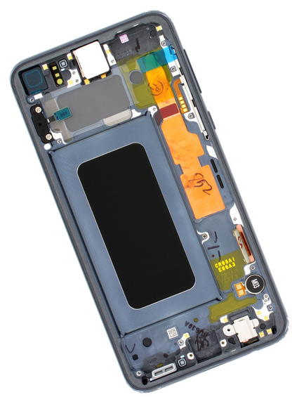 תחליף למכלול מסך LCD של SAMSUNG GALAXY S10E עם מסגרת - כחול