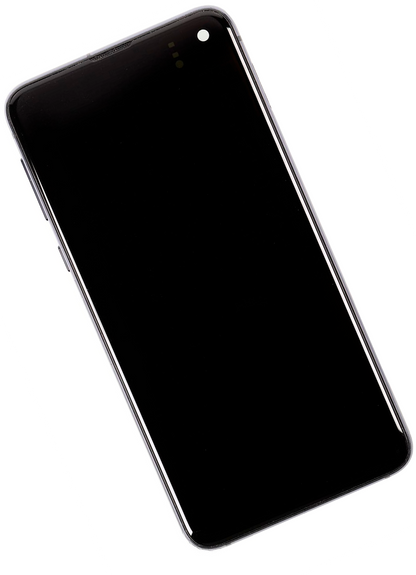 תחליף למכלול מסך LCD של SAMSUNG GALAXY S10E עם מסגרת - כחול