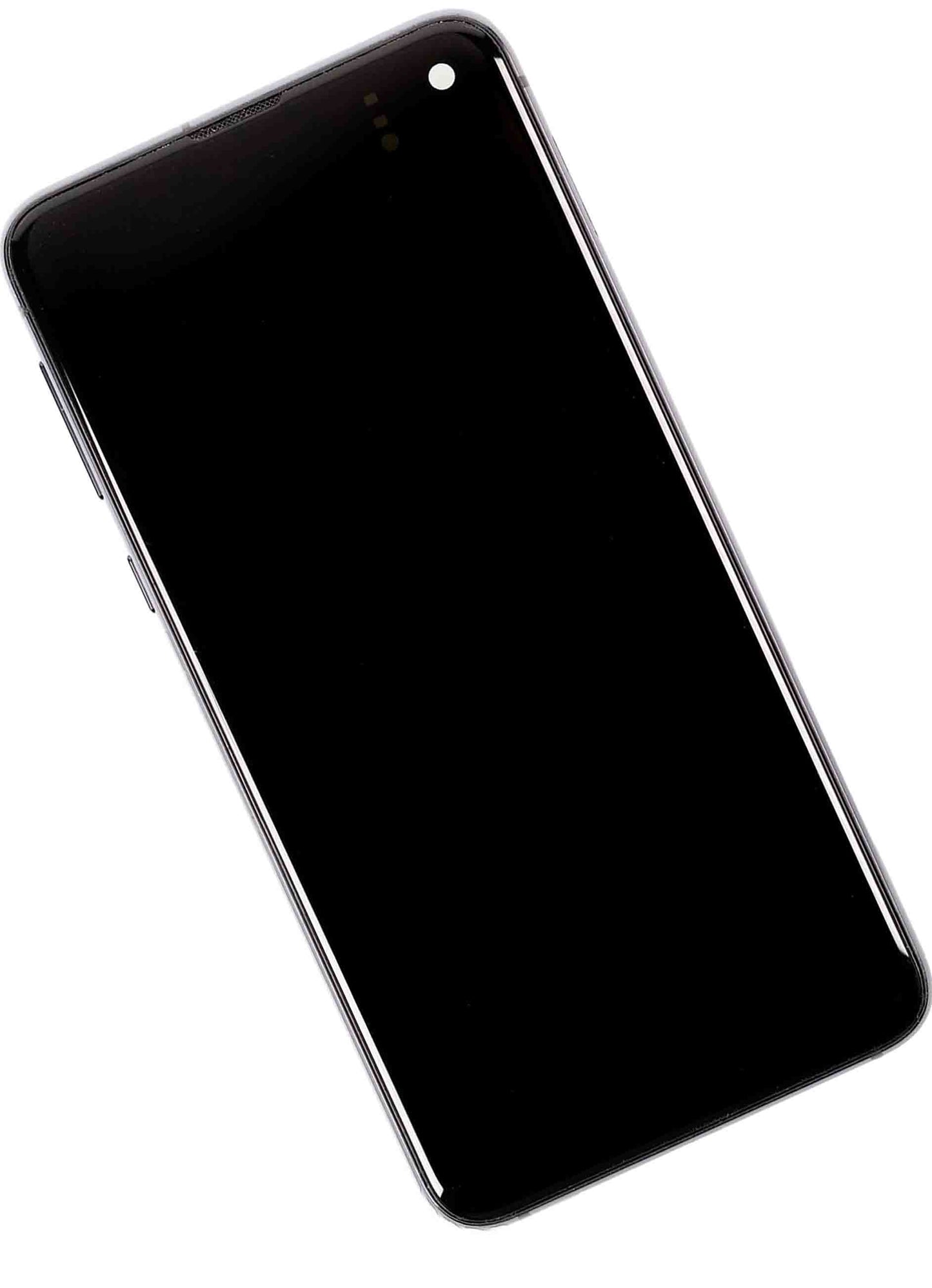 תחליף למכלול מסך LCD של SAMSUNG GALAXY S10E עם מסגרת - כסף