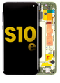 תחליף למכלול מסך LCD של SAMSUNG GALAXY S10E עם מסגרת - צהוב