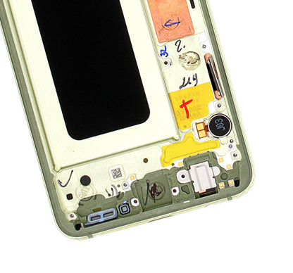 תחליף למכלול מסך LCD של SAMSUNG GALAXY S10E עם מסגרת - צהוב